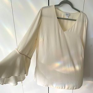 Cream blouse